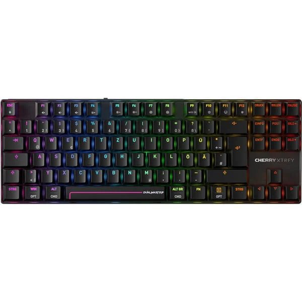 CHERRY XTRFY MX 8.2 Pro TMR Wireless, Gaming-Tastatur (schwarz, DE-Layout, Cherry MK Crystal)