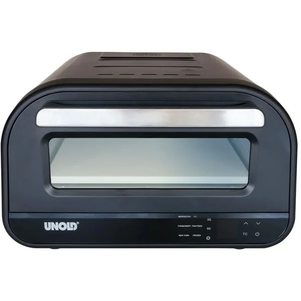 Unold Pizzaofen Don Luigi (schwarz, 1.700 Watt, für Pizzen bis ca. Ø 30cm)
