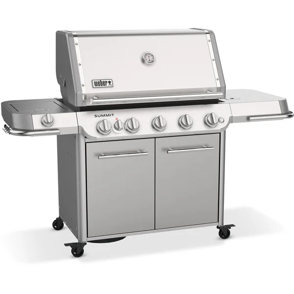 Weber Gasgrill Summit FS38 S, Edelstahl (edelstahl, mit CRAFTED Basis-Rahmen und Sear Zone)