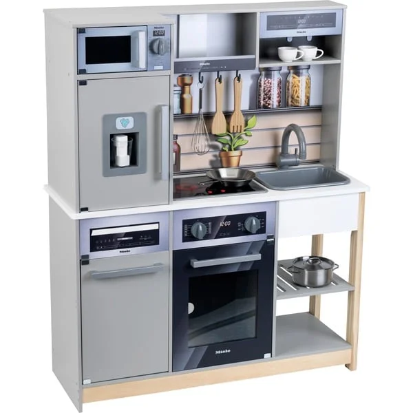 Theo Klein Miele Family Holz-Küche, Spielküche (grau)