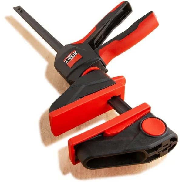 BESSEY Einhandzwinge mit drehbarem Griff EZ360-60 (schwarz/rot, 600 / 80)