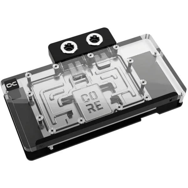 Alphacool Core RX 9070 XT Hellhound + Pure, Wasserkühlung (transparent/chrom, inkl. Backplate)