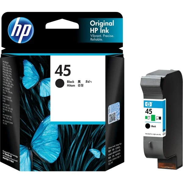 HP Tinte schwarz Nr. 45 (51645A) (Retail)