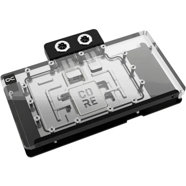 Alphacool Core RX 9070 XT TUF + Prime, Wasserkühlung (transparent/chrom, inkl. Backplate)