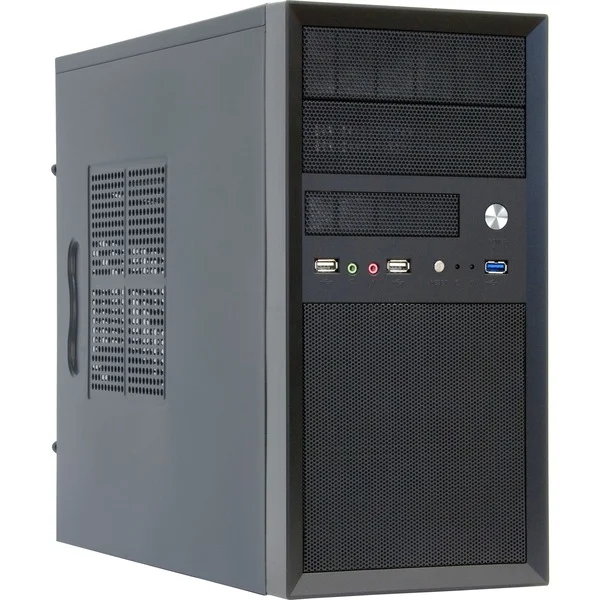 Chieftec CT-01B-350GPB, Tower-Gehäuse (schwarz, inkl. 350-Watt-Netzteil)