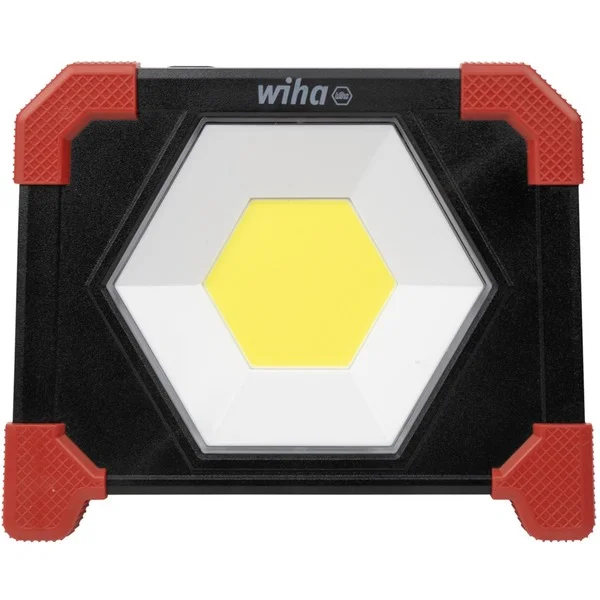 Wiha Akku-Baustrahler 30 Watt (schwarz/rot, integrierter Akku)