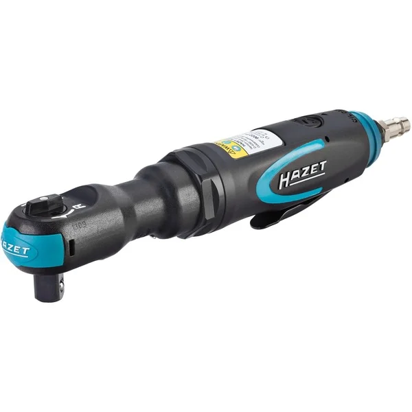Hazet Mini-Ratschenschrauber 9022P-2, 1/2", Schlagschrauber (schwarz/blau, geeignet für Handnachzug > 400Nm)