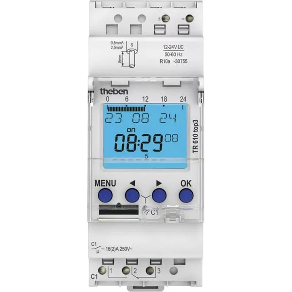 Theben Dig. Zeitschaltuhr TR 610 top3 12-24V