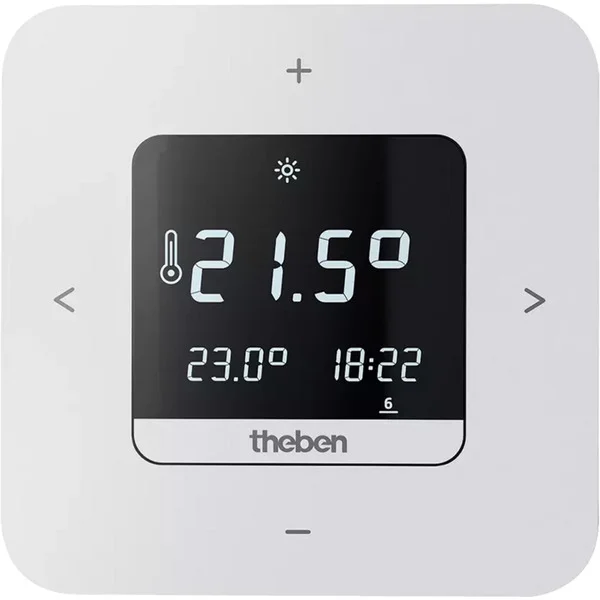 Theben RAMSES 812 top3, Heizungsthermostat (weiß/schwarz)