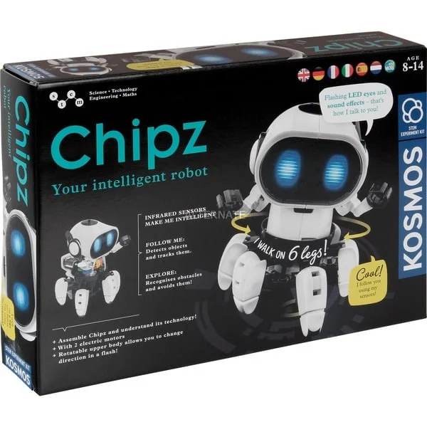 KOSMOS Chipz 12L, Experimentierkasten (mehrsprachige Version)