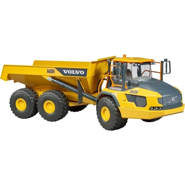 bruder 02455 Volvo A60H Dumper, Modellfahrzeug (gelb/schwarz)