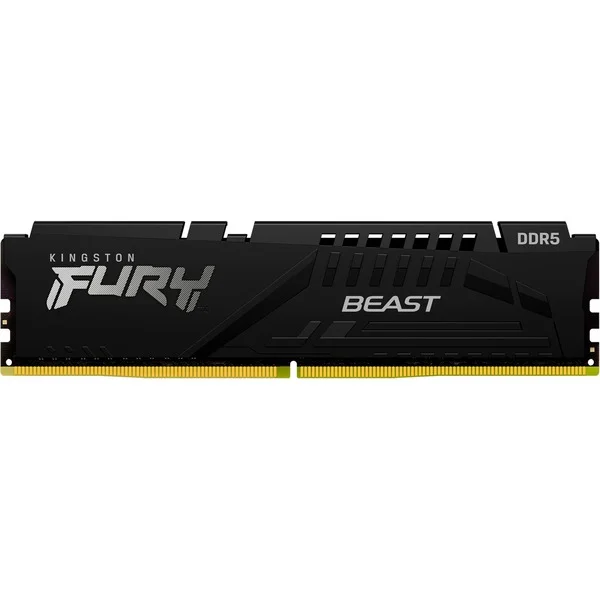 Kingston FURY DIMM 16 GB DDR5-6400, Arbeitsspeicher (schwarz, KF564C32BBE-16, FURY Beast, INTEL XMP, AMD EXPO)