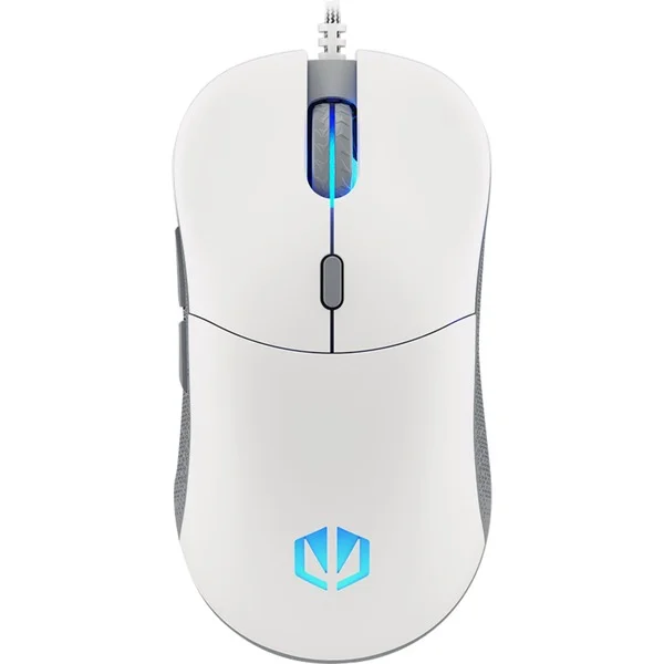 ENDORFY GEM Plus Onyx White, Gaming-Maus (weiß/grau)