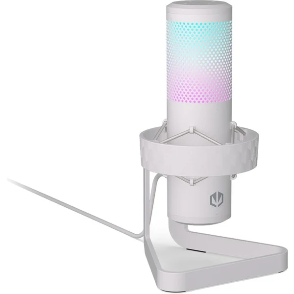 ENDORFY AXIS Streaming, Mikrofon (weiß, USB-C, RGB, 3.5 mm Klinke)