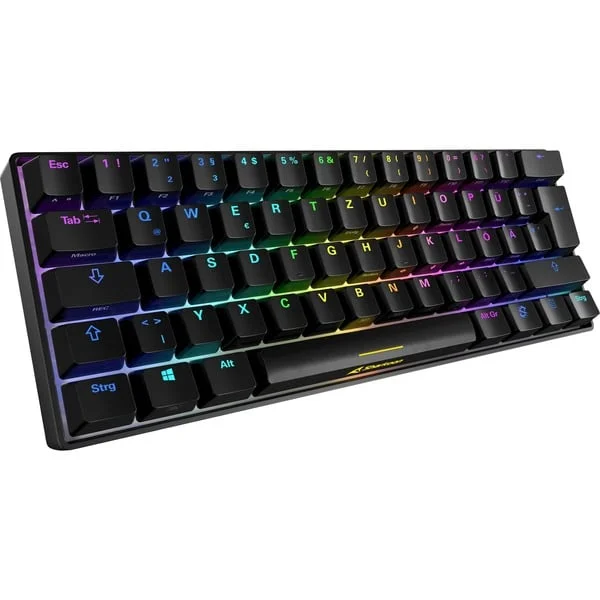 Sharkoon SKILLER SGK50 S4, Gaming-Tastatur (schwarz, DE-Layout, Kailh Brown)