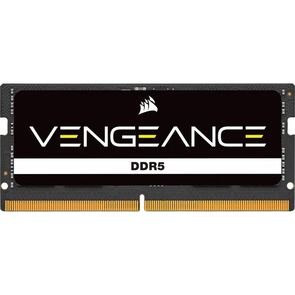 Corsair SO-DIMM 32 GB DDR5-4800 , Arbeitsspeicher (schwarz, CMSX32GX5M1A4800C40, Vengeance)
