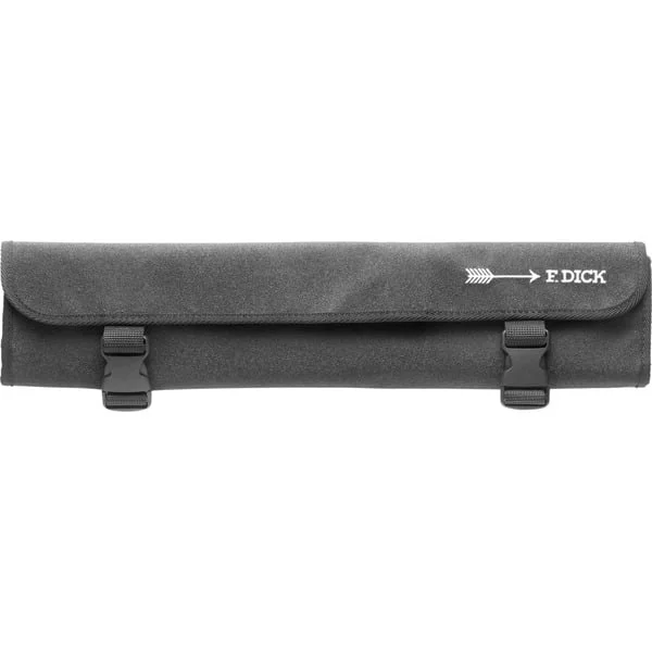 DICK Textil-Rolltasche, 7-teilig (schwarz, ohne Bestückung)