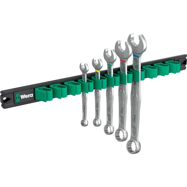 Wera 9641 Magnetleiste 6003 Joker 2, 5-teilig, Schraubenschlüssel (Ringmaulschlüssel-Satz)