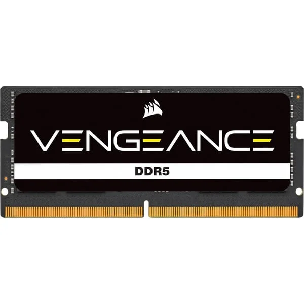 Corsair SO-DIMM 16 GB DDR5-4800 , Arbeitsspeicher (schwarz, CMSX16GX5M1A4800C40, Vengeance)