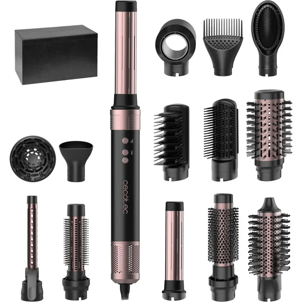 Cecotec Bamba CeramicCare 14-in-1 AirGlam, Multistyler (schwarz)