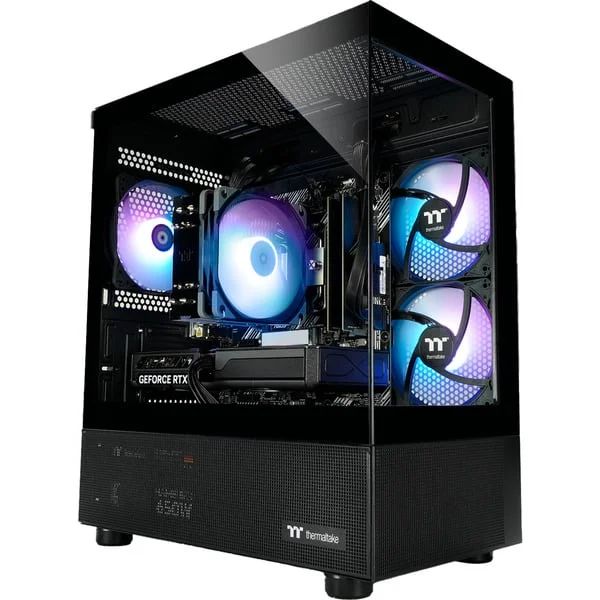Thermaltake FTW A-Line Air 5060, Gaming-PC (schwarz/transparent, Windows 11 Pro)