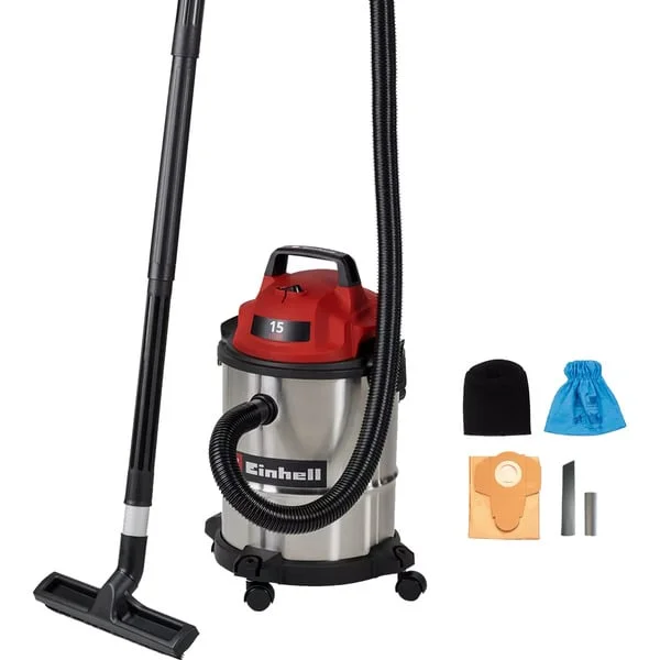 EINHELL TC-VC 1540 S, Nass-/Trockensauger (silber/rot)