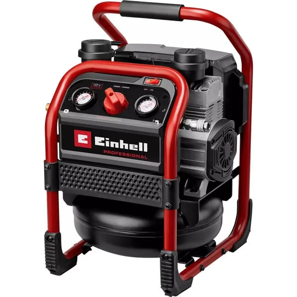 EINHELL Power X-Change Akku-Kompressor SILENZZO 18/160, 18Volt (rot/schwarz, ohne Akku und Ladegerät)