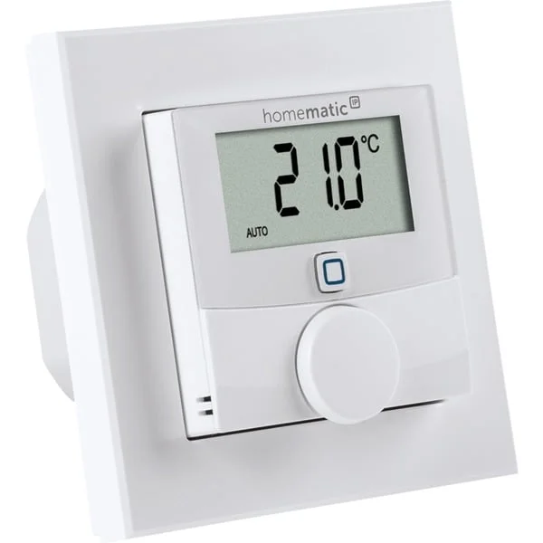 Homematic IP Smart Home Wandthermostat mit Schaltausgang (HmIP-BWTH) (weiß, für Markenschalter 230V)