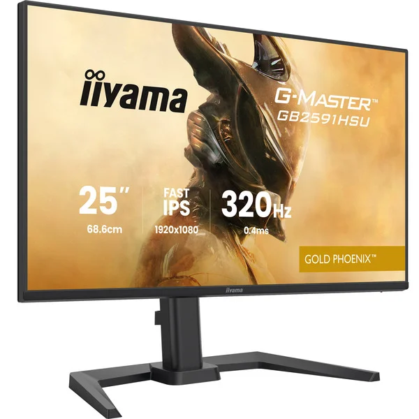 iiyama G-MASTER GB2591HSU-B1, Gaming-Monitor (68.6 cm (24.5 Zoll), schwarz (matt), FullHD, Fast-IPS, HDMI, DP, USB-Hub, 320Hz Panel)