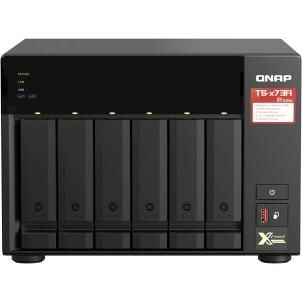 QNAP TS-673A-8G, NAS (schwarz/grau)