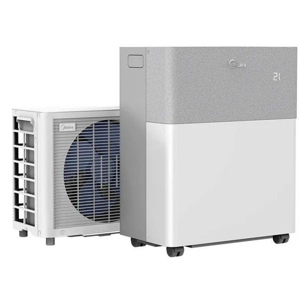 Midea PortaSplit, Klimagerät (grau/weiß, mobil)