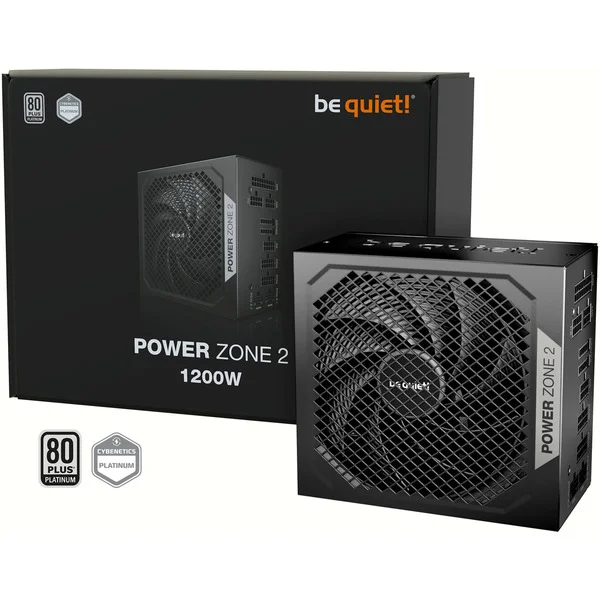 be quiet! POWER ZONE 2 1200W, PC-Netzteil (schwarz, 1x 12 Pin High Power GPU, 3x PCIe, 1200 Watt)