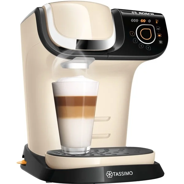 Bosch Home Tassimo My Way 2 TAS6507, Kapselmaschine (creme/schwarz)