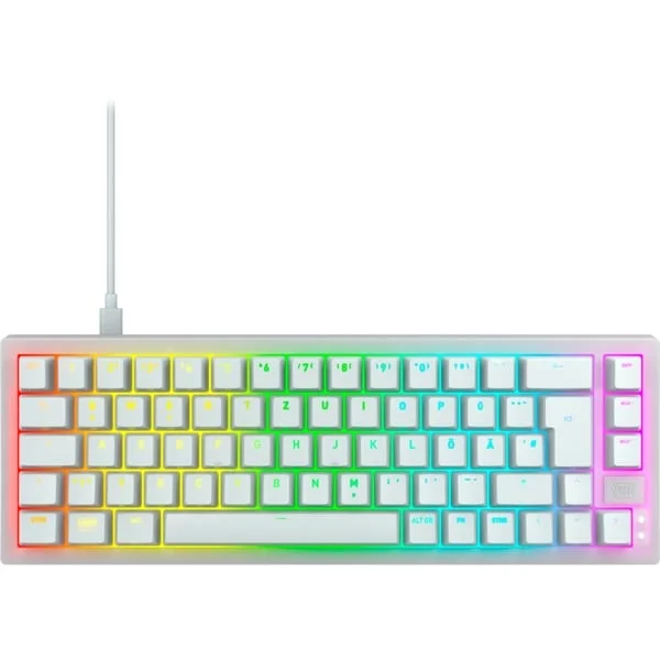 CHERRY XTRFY K5V2, Gaming-Tastatur (weiß, DE-Layout, Cherry MX2A Silent Red)