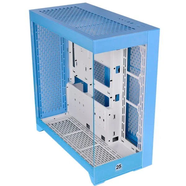 Thermaltake CTE E600 MX , Tower-Gehäuse (hellblau, Tempered Glas x 2)