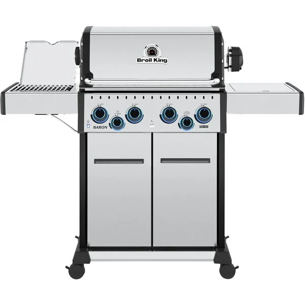 Broil King Gasgrill Baron S 490 IRX (edelstahl, mit IR-Seiten- und Heckbrenner)