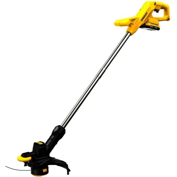 Stanley Akku-Rasentrimmer (SFMCST925M1-QW), 18Volt (schwarz/gelb, Li-Ion-Akku 2,0Ah)