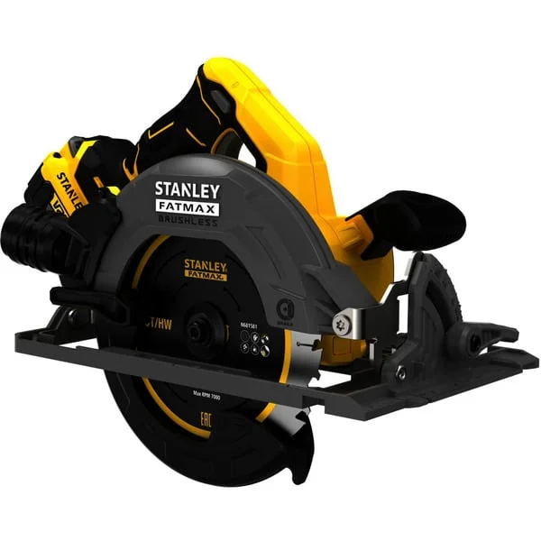 Stanley Akku-Handkreissaege (SFMCS551M1T-QW), 18Volt, Handkreissäge (schwarz/gelb, Li-Ion-Akku 4,0Ah, Pro-Stack Koffer)