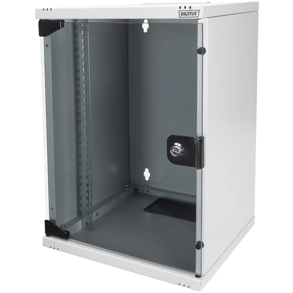 Digitus Professional 254 mm (10") Wandgehäuse - 312x300 mm (BxT), IT-Schrank (grau, 9 Höheneinheiten)