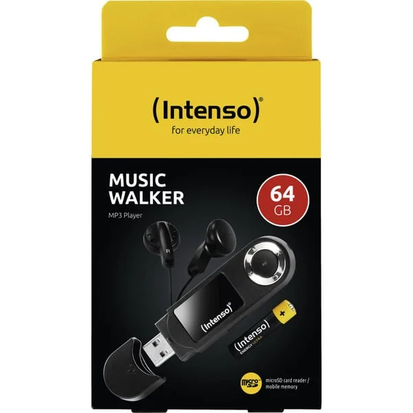 Intenso Music Walker, MP3-Player (schwarz, 64 GB)
