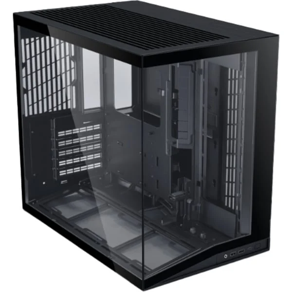 Lian Li O11 Dynamic Mini V2 Flow , Tower-Gehäuse (schwarz, Tempered Glass x 2)
