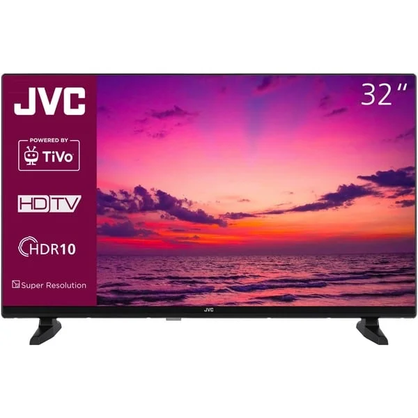 JVC LT-32VH5355, LED-Fernseher (80 cm (32 Zoll), schwarz, WXGA, Triple Tuner, Smart TV, TiVo Betriebssystem)