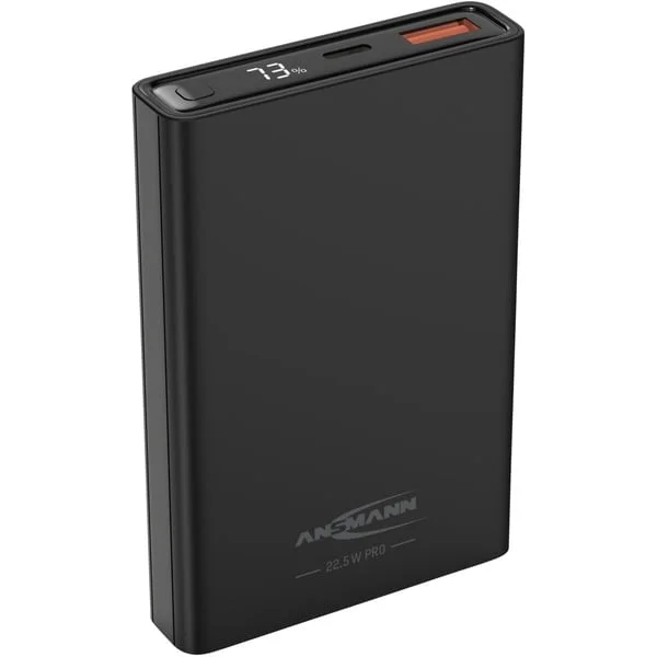 Ansmann Powerbank 10000 mAh PB222PD (schwarz, 10.000 mAh, PD, Quick Charge 3.0)
