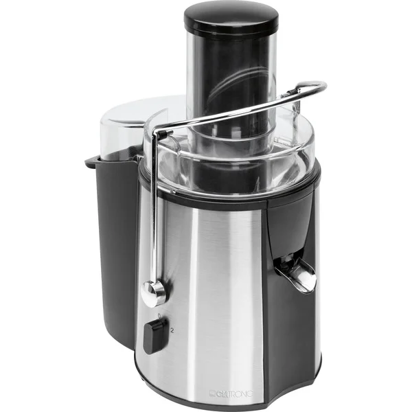 Clatronic Profi-Automatik-Entsafter AE 3532 (edelstahl/schwarz, 1.000 Watt)