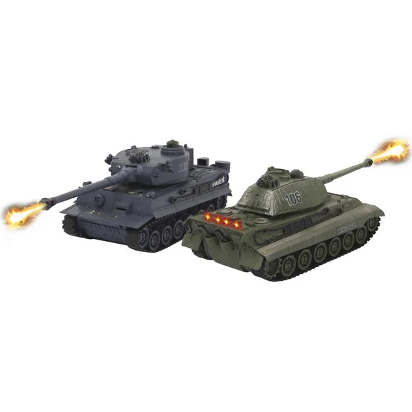 Jamara Fernsteuerung 2,4 Gigahertz Panzer Tiger Battle Set Maßstab 1:28, RC (schwarz)
