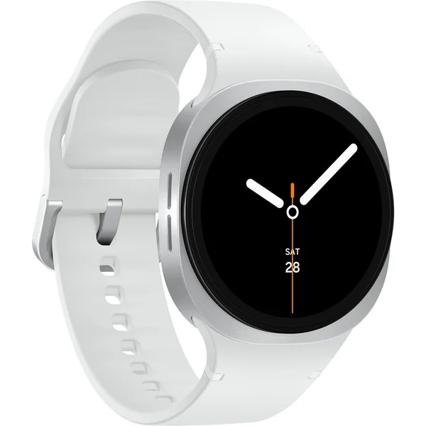 Samsung Galaxy Watch8, Smartwatch (silber, 40 mm, LTE, Sport Band S/M)