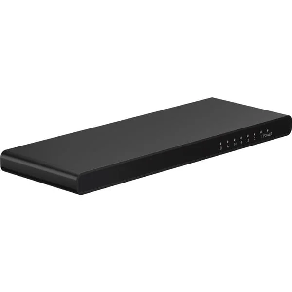 goobay HDMI Splitter 1 auf 4 (4K @ 60Hz) (schwarz)