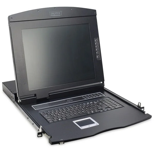 Digitus 19" KVM Konsole 17"TFT 16Port, KVM-Switch