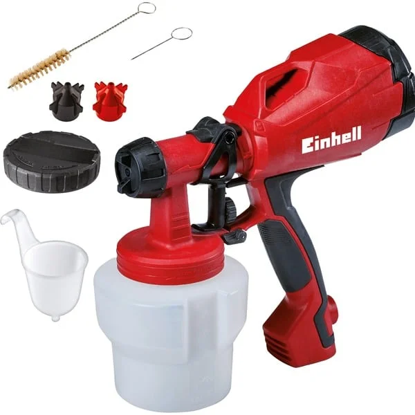 EINHELL Farbsprühpistole TC-SY 500 P (rot/schwarz, 500 Watt)