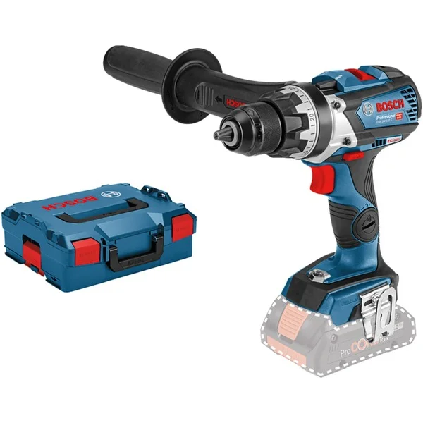 Bosch Professional Akku-Bohrschrauber GSR 18V-110 C Professional solo, 18Volt (blau/schwarz, ohne Akku und Ladegerät, L-BOXX)